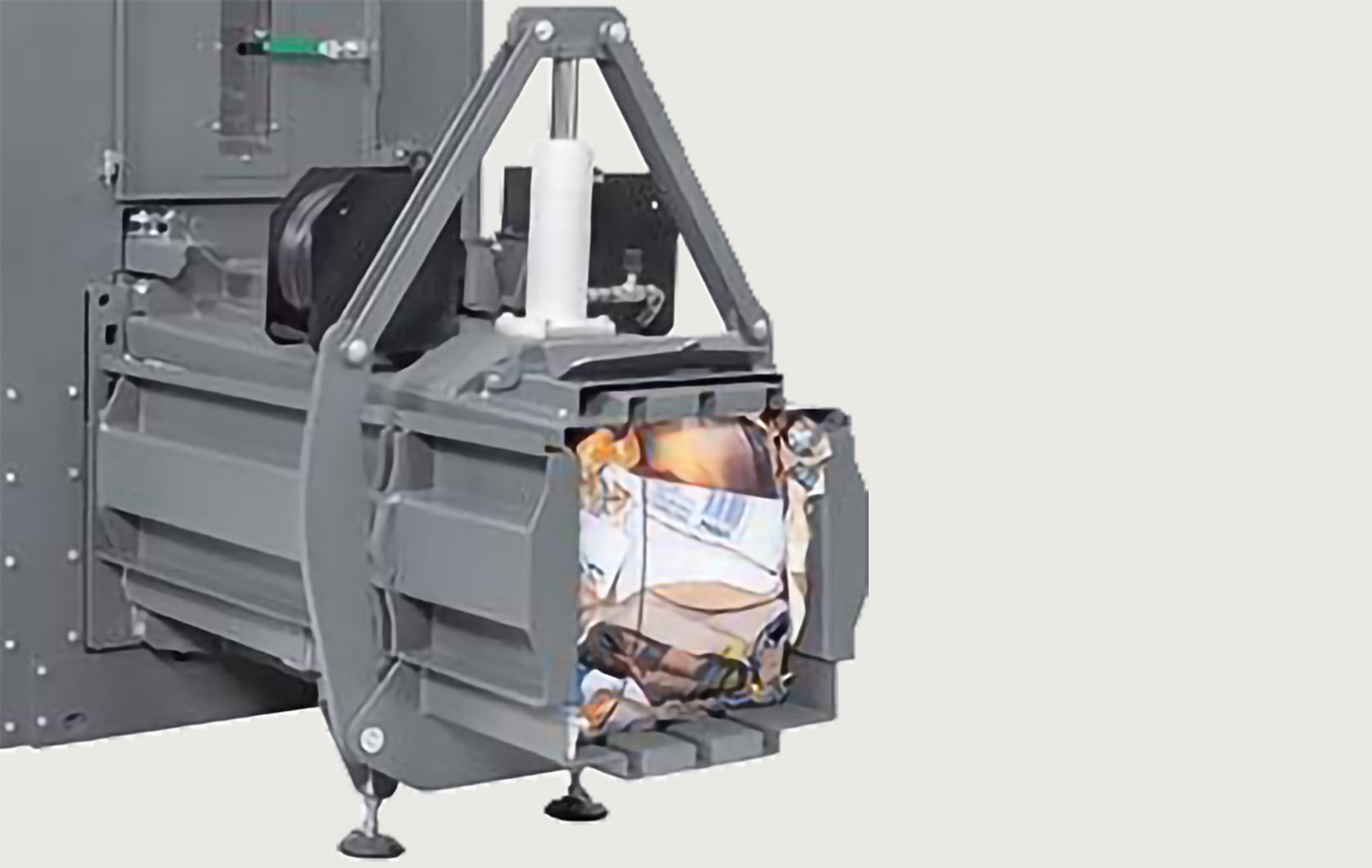 Hydraulic loading flap for maximum operating comfort